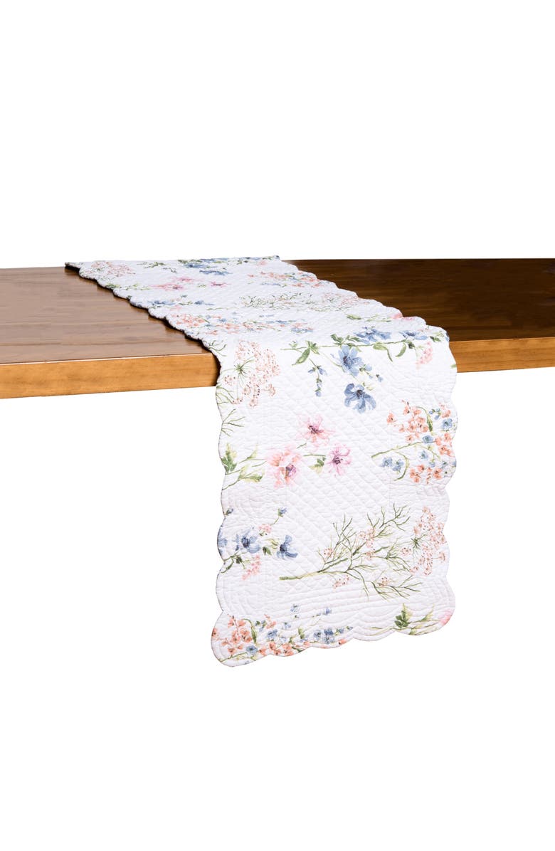 C&F Home Cynthia Table Runner 14" x 51", Alternate, color, Orange