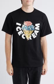 ICECREAM Bouquet Cotton T-Shirt