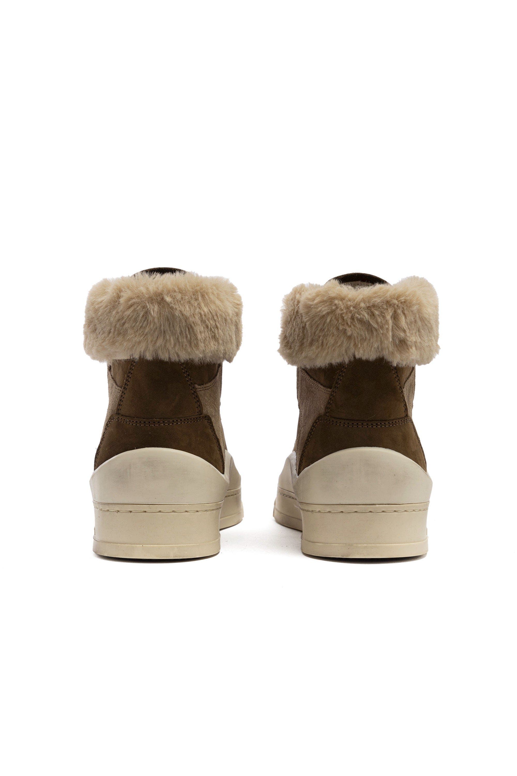 P448 Rail Teddy Boot Sneaker, Alternate, color, Coco/Fur