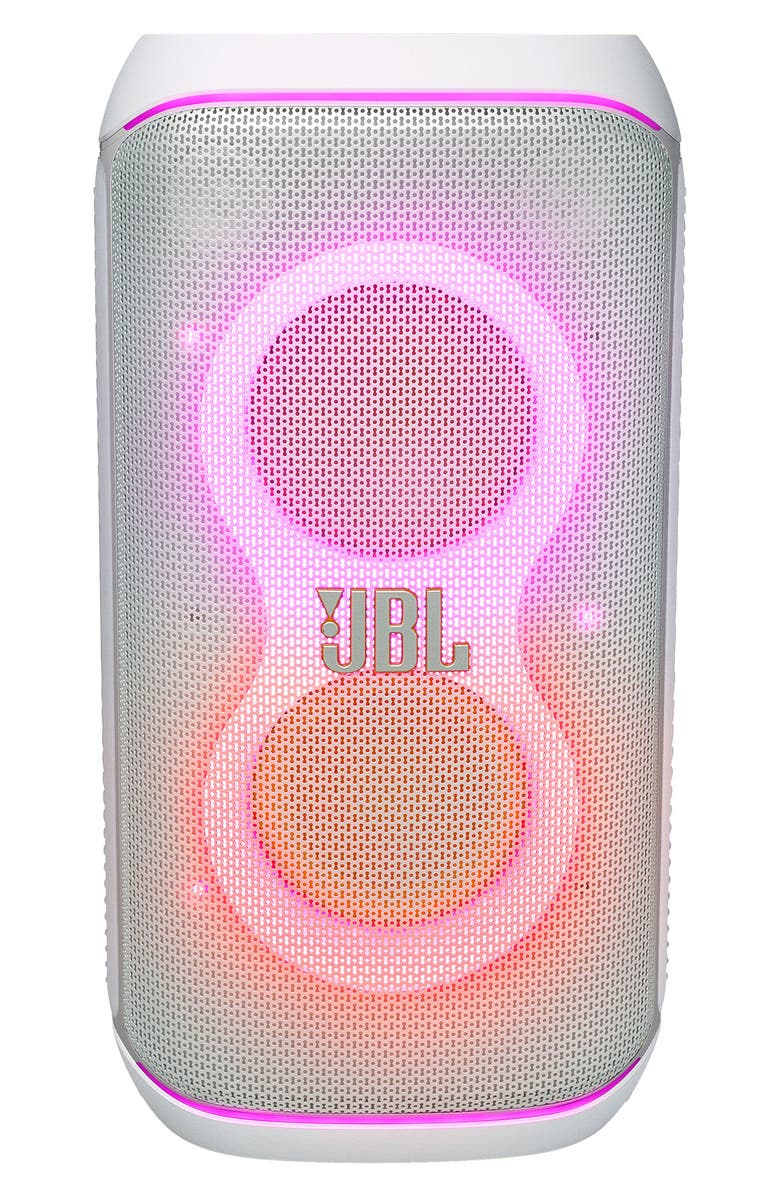 JBL PartyBox Club 120 Portable Speaker, Alternate, color, White