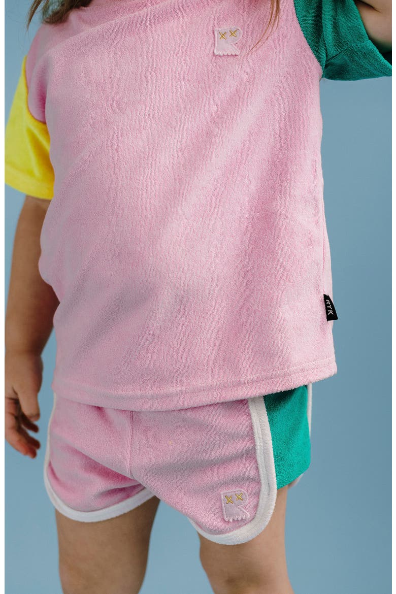 Kids' Sporty French Terry Shorts, Alternate, color, PINK