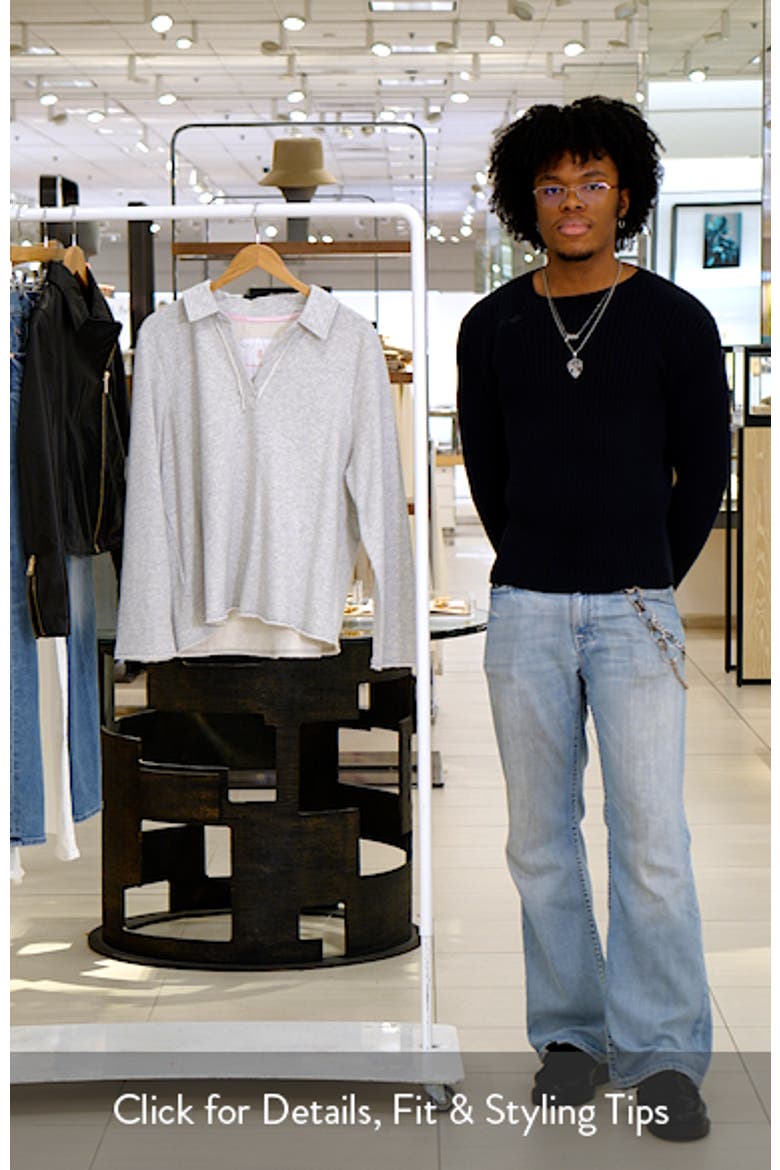 Marina del Mar Cotton Johnny Collar Sweatshirt video