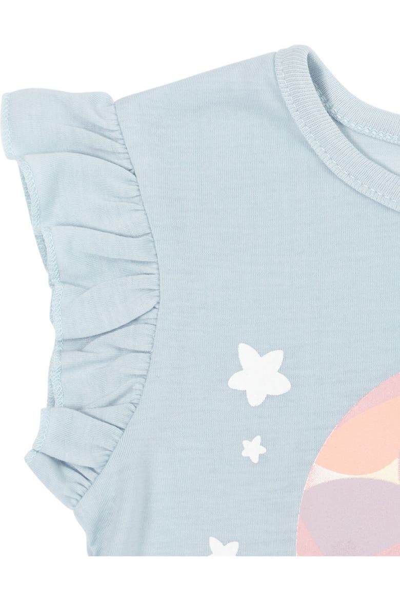 Tee and French Terry Shorts Set, Alternate, color, Bluey Starry Blue