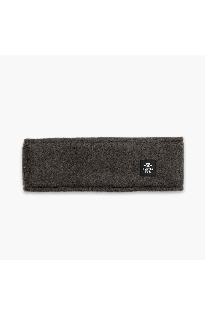 Turtle Fur Turtle Band Fleece Headband, Main, color, Carbon
