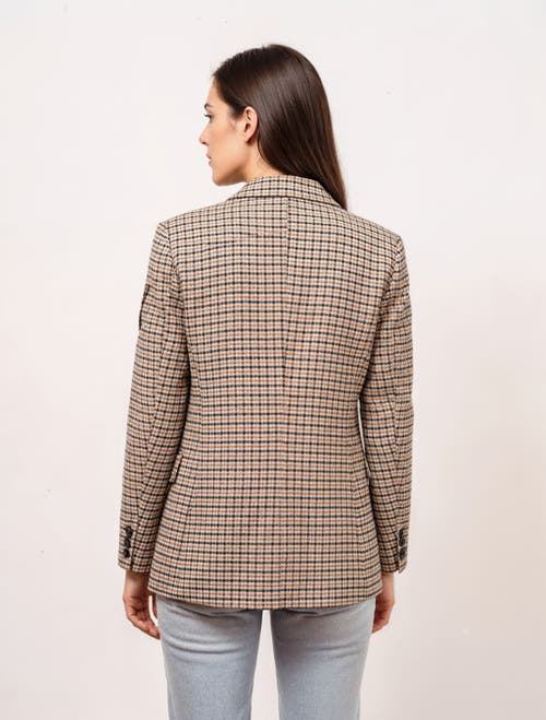 Central Park West Lucky Patches Blazer In Multi