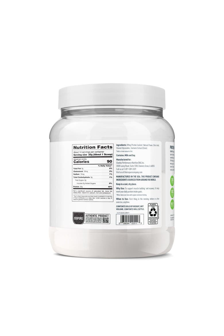 Clear Low Carb Whey Protein Isolate Mango Lime Powder, Alternate, color, None