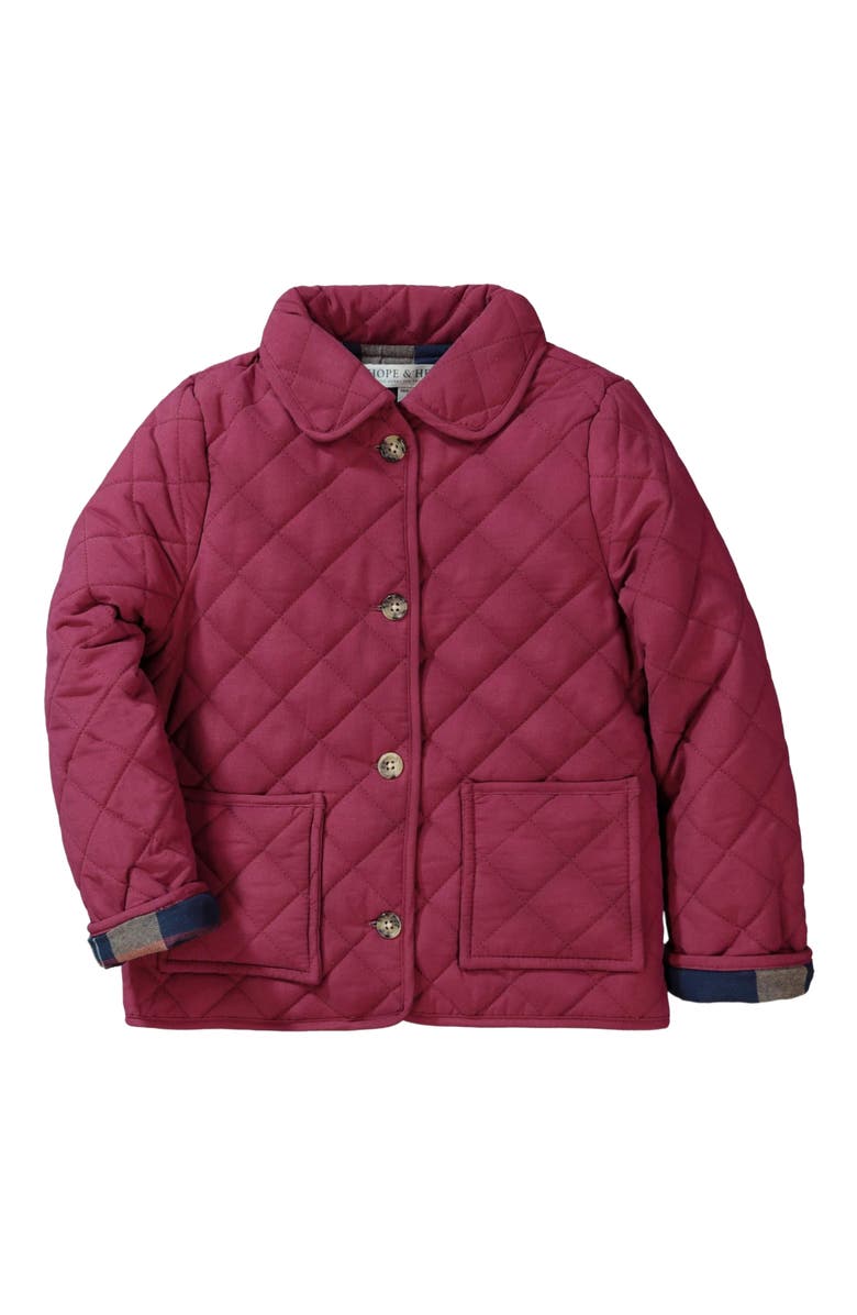 Hope & Henry Girls' Quilted Barn Jacket, Kids, Main, color, 