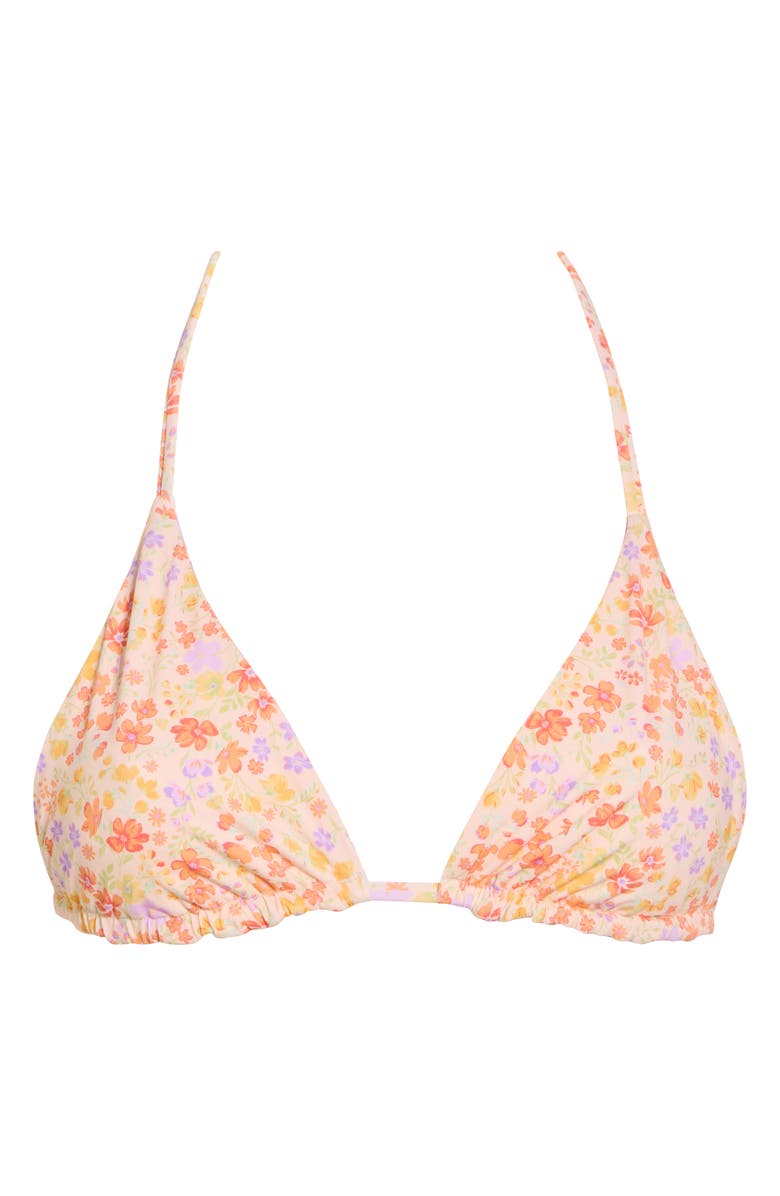 Billabong Tropic Wave Reversible Triangle Bikini Top, Alternate, color, Tropic Wave