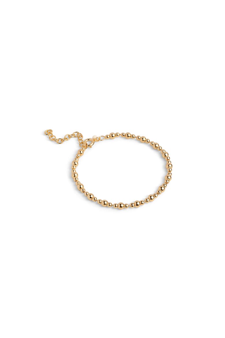 Norma Bead Bracelet, Main, color, Gold