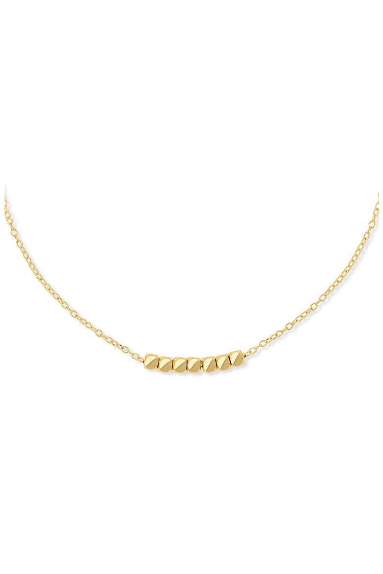 14k Gold Bead Chain Bracelet, Alternate, color, 14KY