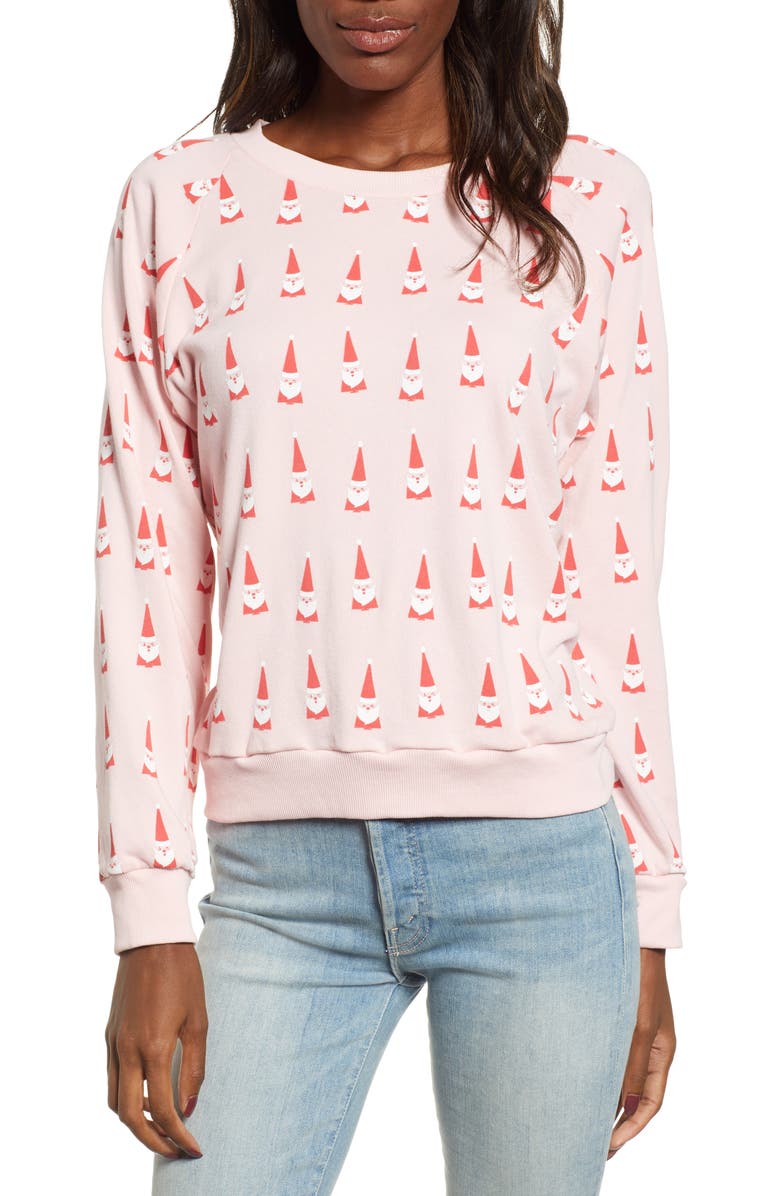 Wildfox Lil Claus Fiona Sweatshirt, Main, color,