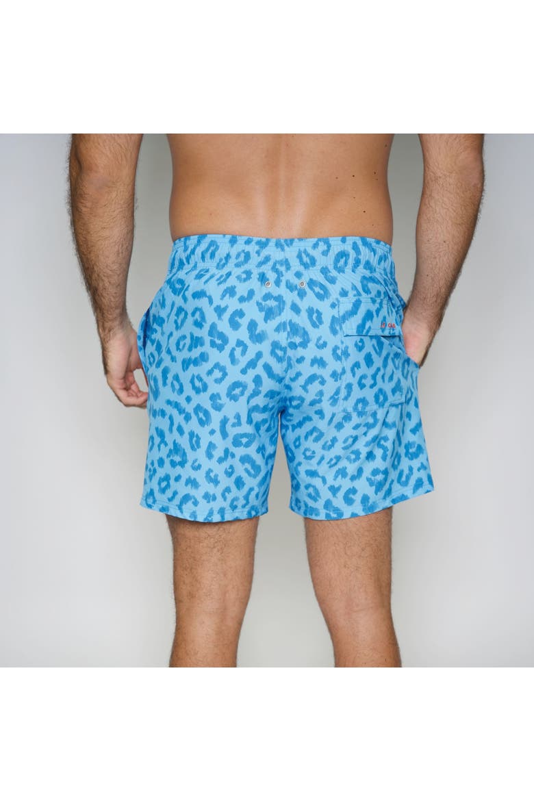 4.25" Le Club 4 Way Stretch Mens Swim Trunk, Alternate, color, Ember