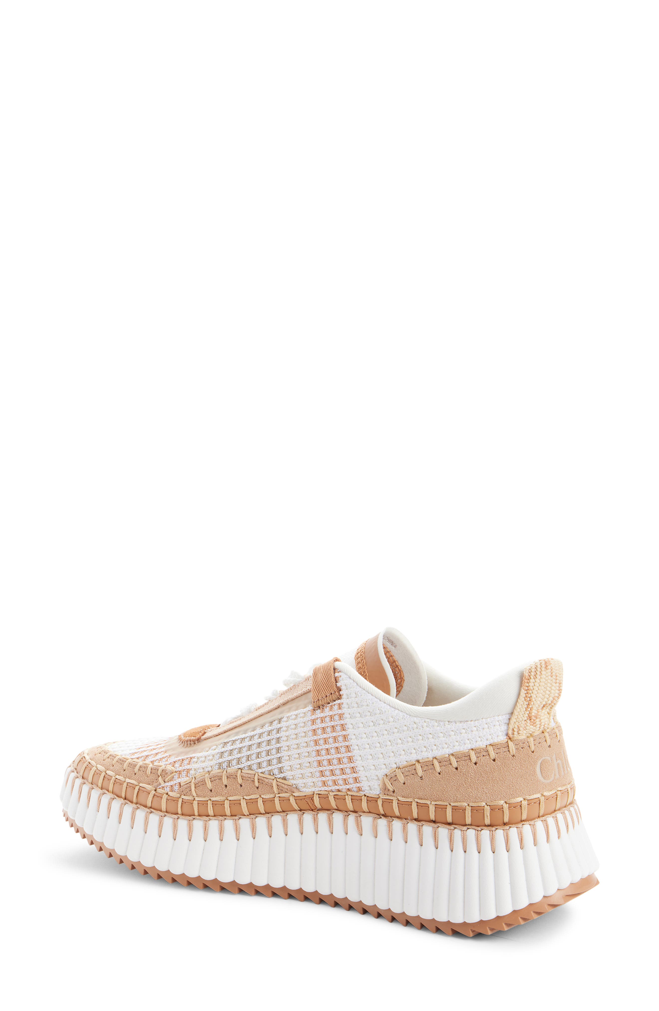 Nama Platform Sneaker, Alternate, color, BROWN/ LIGHT BEIGE