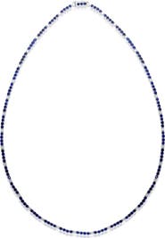 VALANI ATELIER Sapphire & Diamond Eternity Necklace
