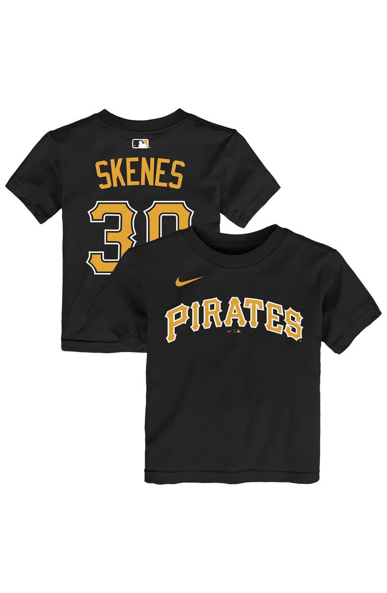 Nike Toddler Paul Skenes Black Pittsburgh Pirates Name & Number T-Shirt, Main, color, Black