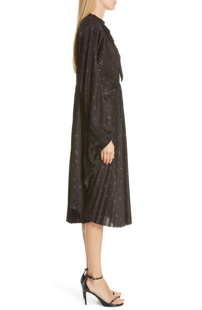 VETEMENTS Plissé Wing Dress, Alternate, color, 
