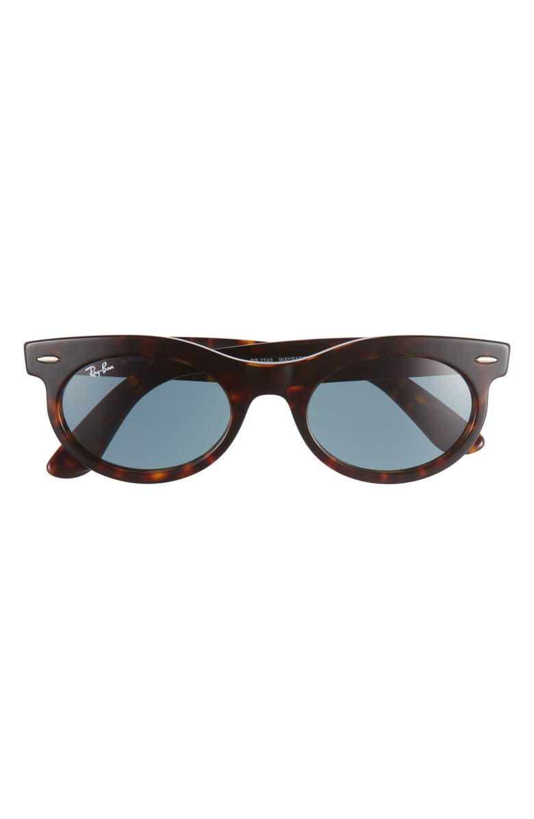 Ray-Ban Wayfarer 50mm Oval Sunglasses, Main, color, Gunmetal Tort