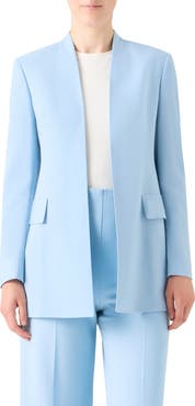 Akris Alvar Wool Blend Double Face Cardigan Jacket