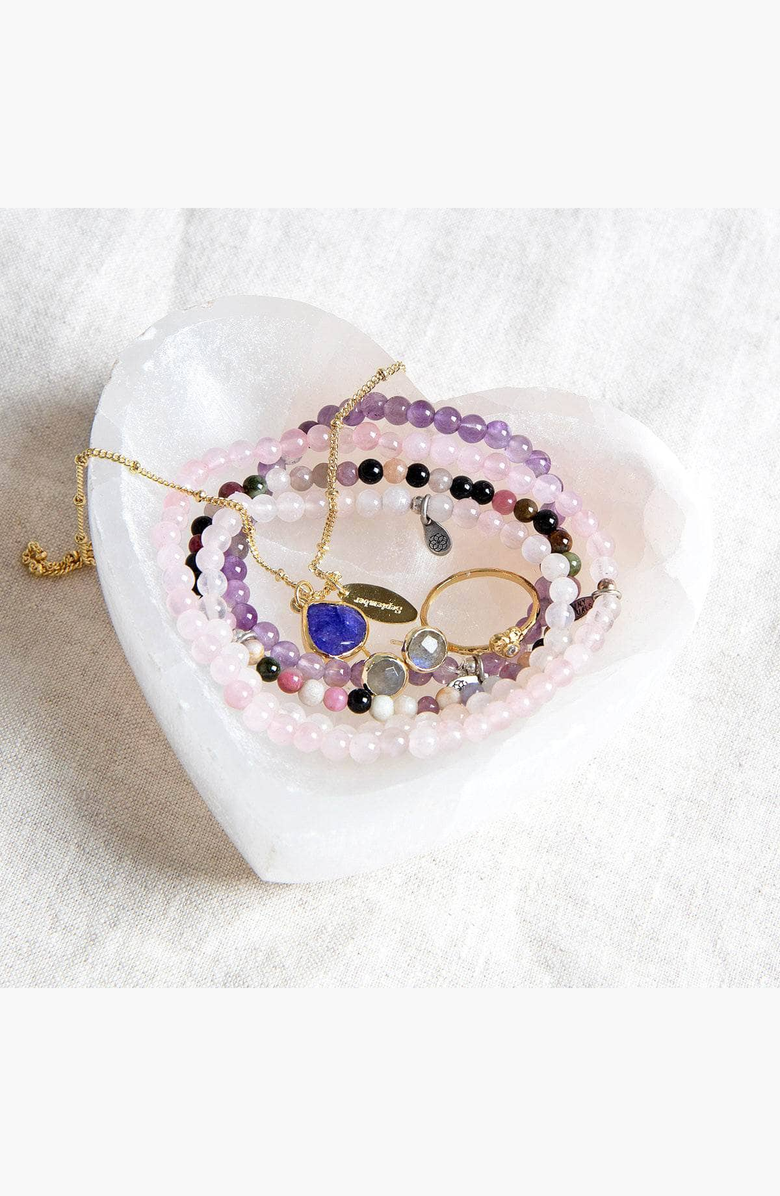 Tiny Rituals Selenite Recharging Heart Bowl, Alternate, color, Selenite