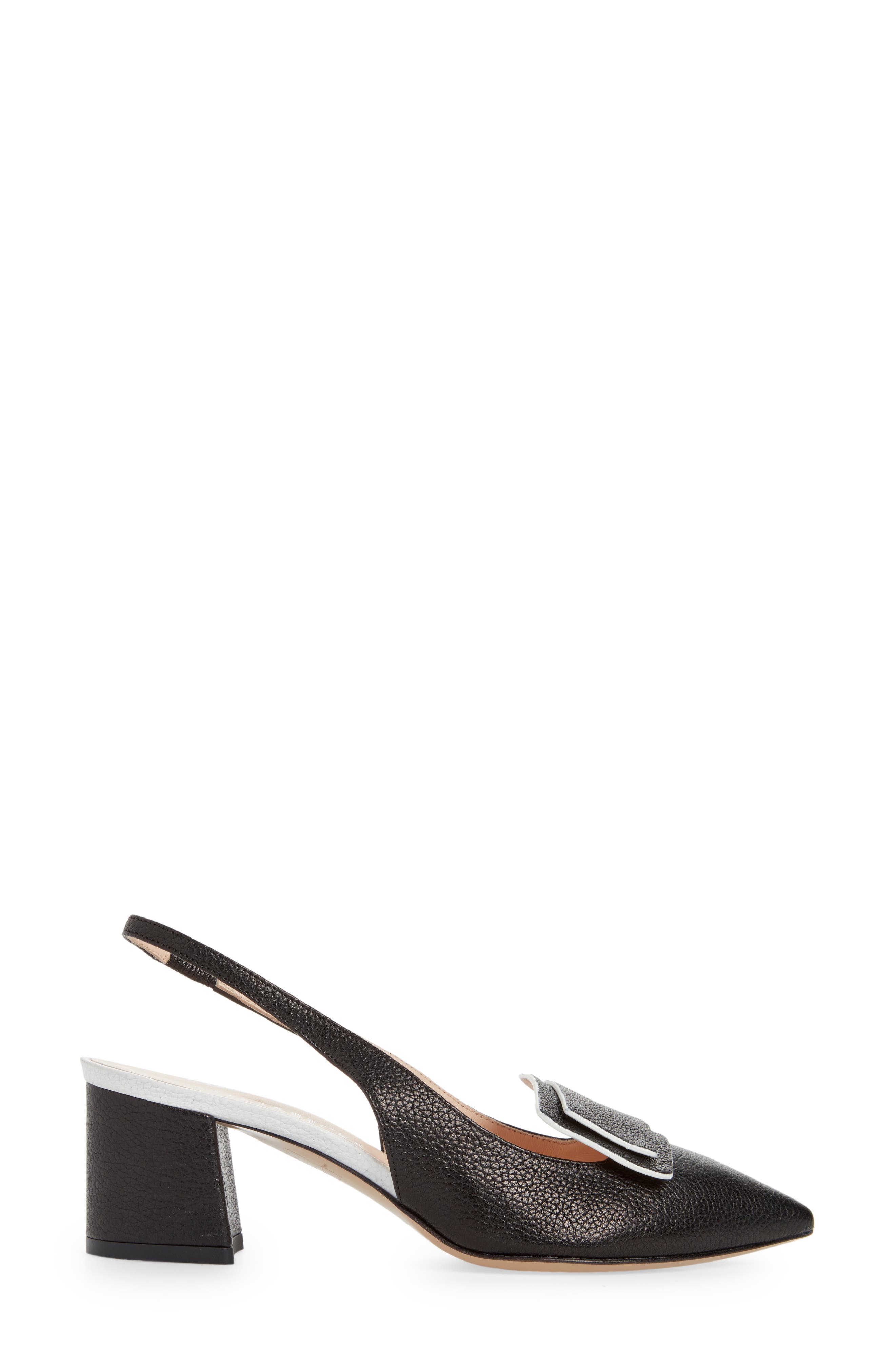 Luna Slingback Pump, Alternate, color, BLACK