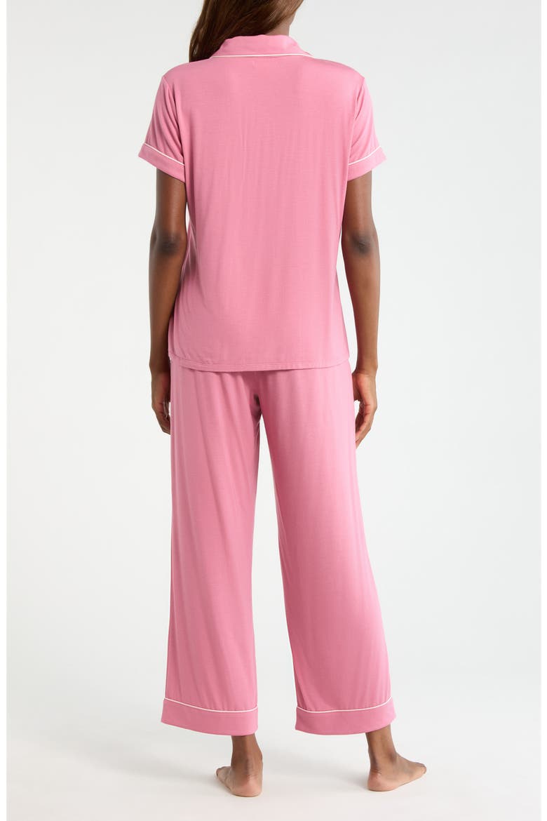 Moonlight Eco Crop Pajamas, Alternate, color, PINK HEATHER