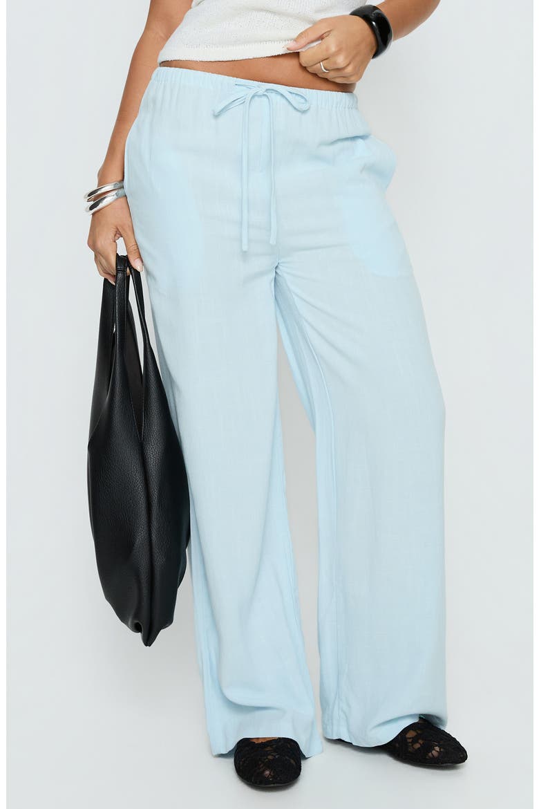 Parklea Drawstring Wide Leg Pants, Main, color, ICY BLUE