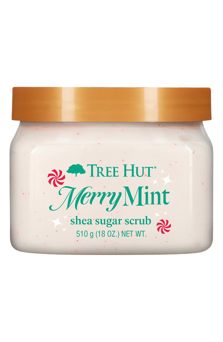 Tree Hut Merry Mint Shea Sugar Scrub, Main, color,