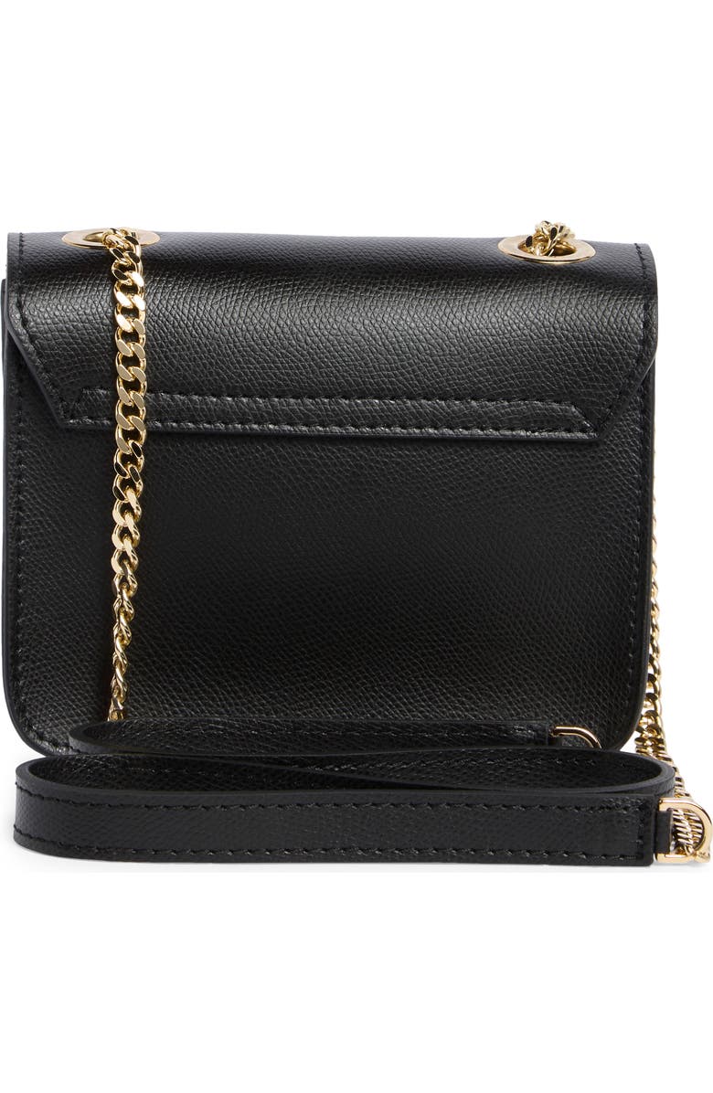 VALENTINO BY MARIO VALENTINO Bijou Bonbonniere Leather Crossbody Bag, Alternate, color, Black
