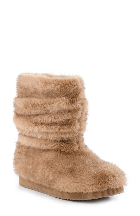 Teddy Faux Fur Bootie (Women)