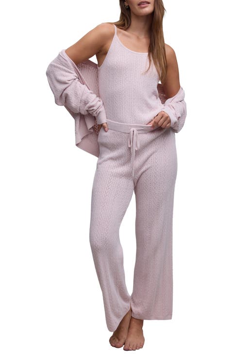 Pointelle Cropped Pants