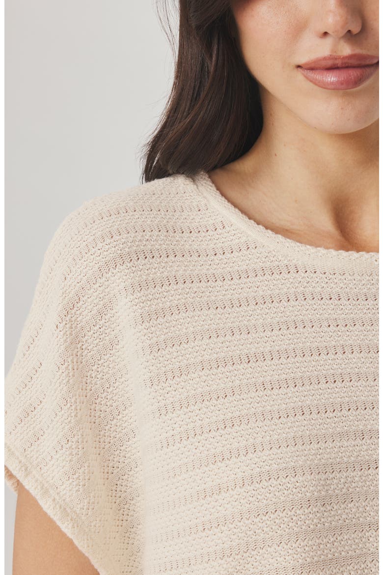 Marisol Short Sleeve Sweater, Alternate, color, SHELL