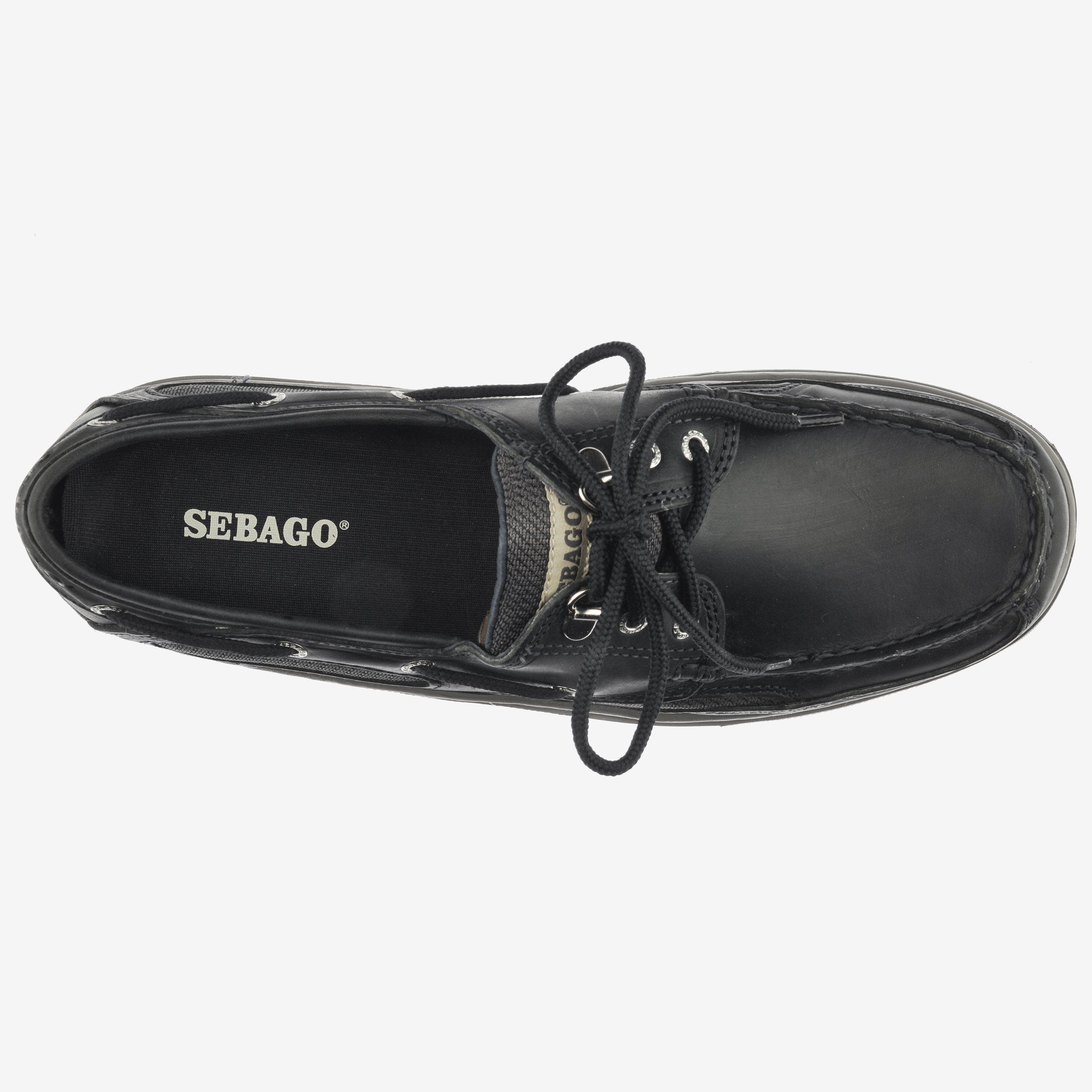 Sebago Clovehitch II Fgl Waxed Boat Shoes, Alternate, color, Blue Navy-Dk Grey