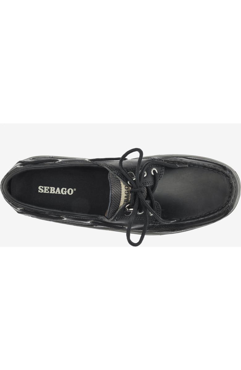Sebago Clovehitch II Fgl Waxed Boat Shoes, Alternate, color, Blue Navy-Dk Grey