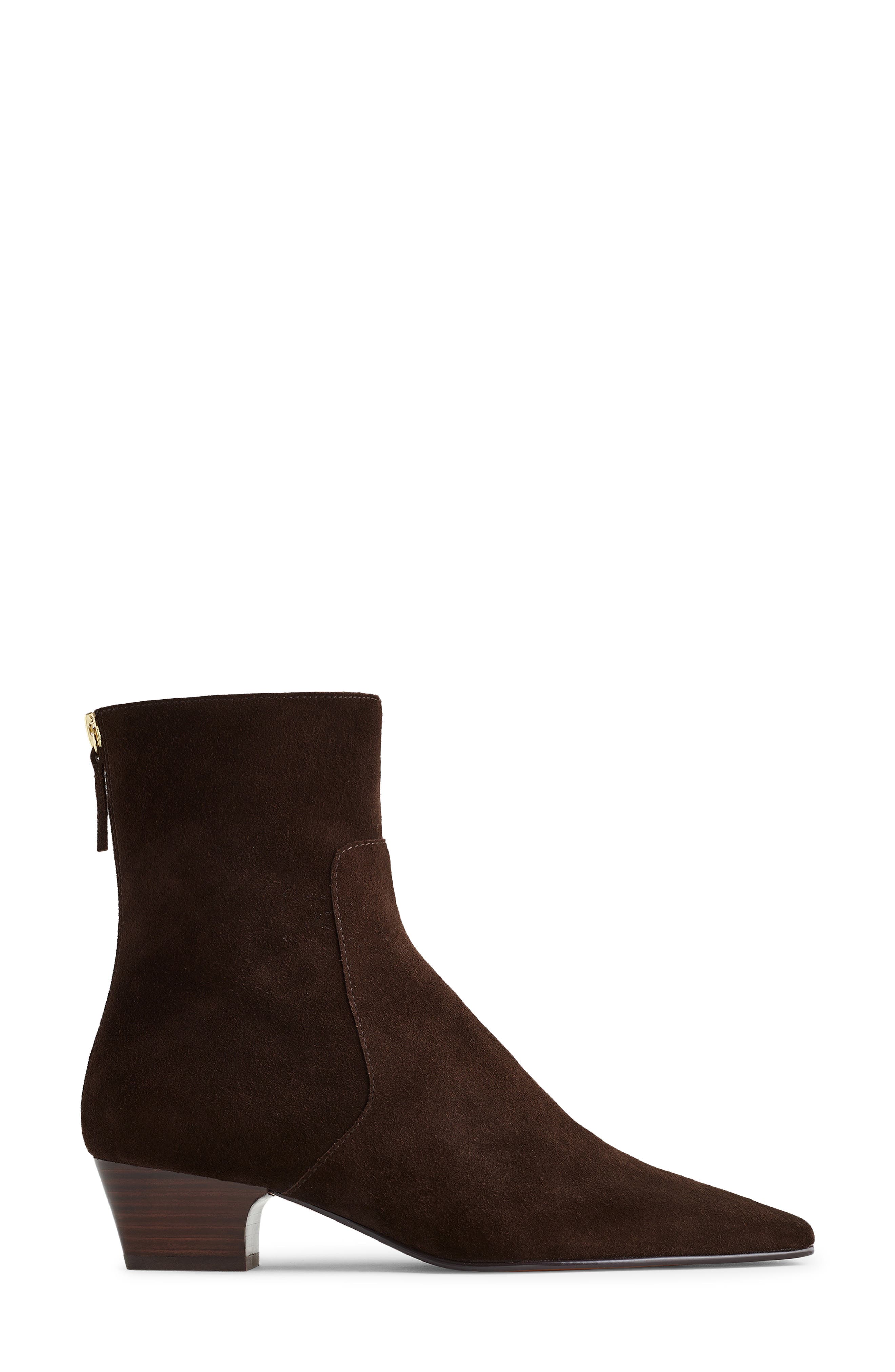 Madewell The Lexie Ankle Bootie, Alternate, color, Dark Carob