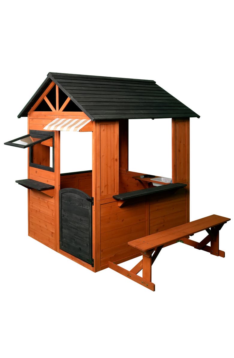 Easy Playhouse Outdoor Wooden Playhouse, Main, color, 