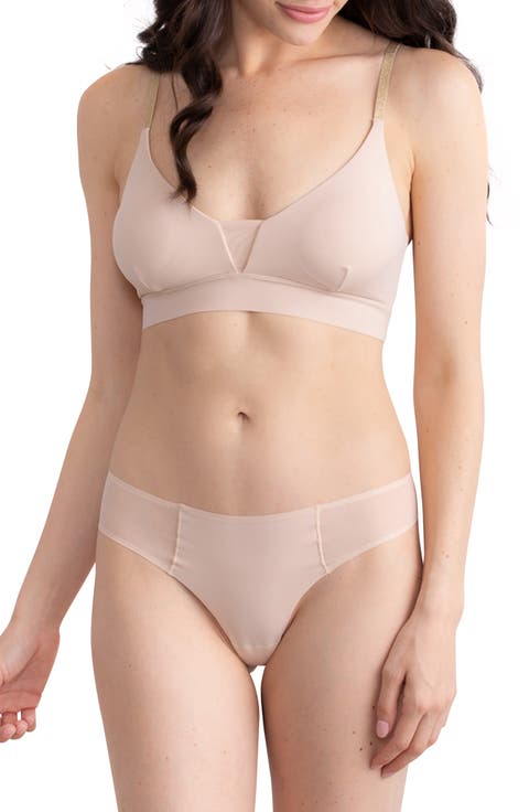 2-Pack Soft Seamless Thong with Mesh