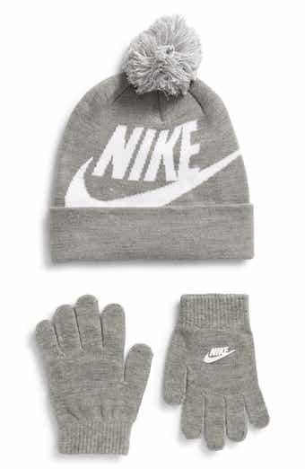 Nike Swoosh Pom Beanie & Gloves Set