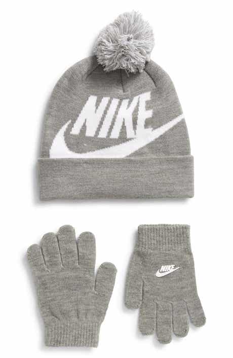 Swoosh Pom Beanie & Gloves Set