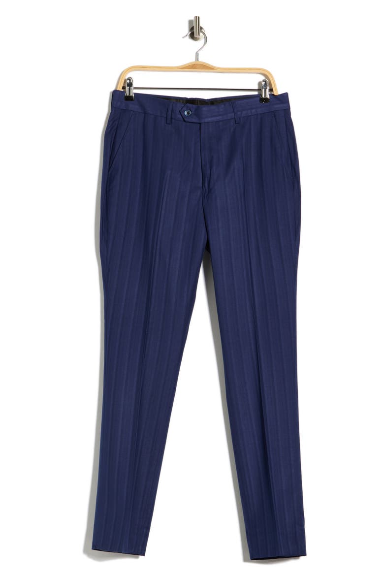 Slim Fit Dress Pants, Alternate, color, NAVY