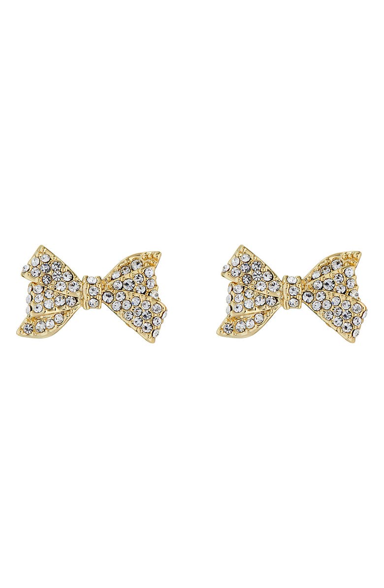 Ted Baker London Barseta Crystal Bow Stud Earrings, Main, color,