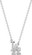 Luv AJ x The MLB Los Angeles Dodgers Logo Charm Necklace