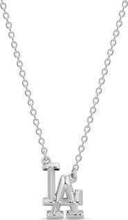Luv AJ x The MLB Los Angeles Dodgers Logo Charm Necklace