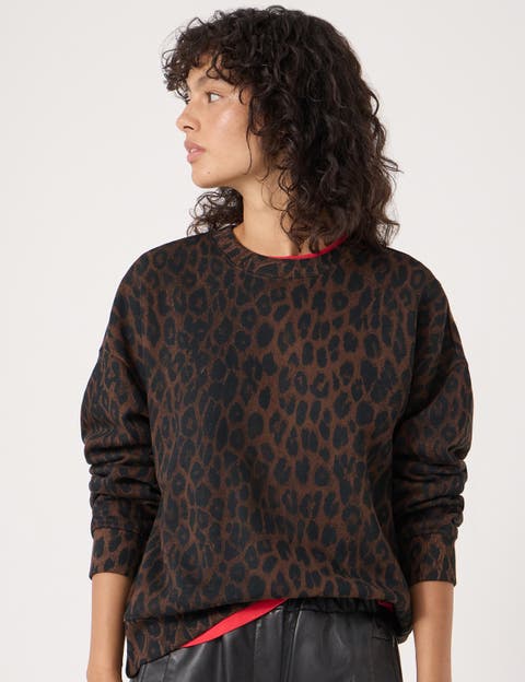 Leopard Print Sweatshirt