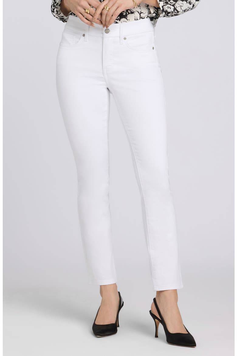 Sheri Waist Match Ankle Slim Jeans, Main, color, OPTIC WHITE