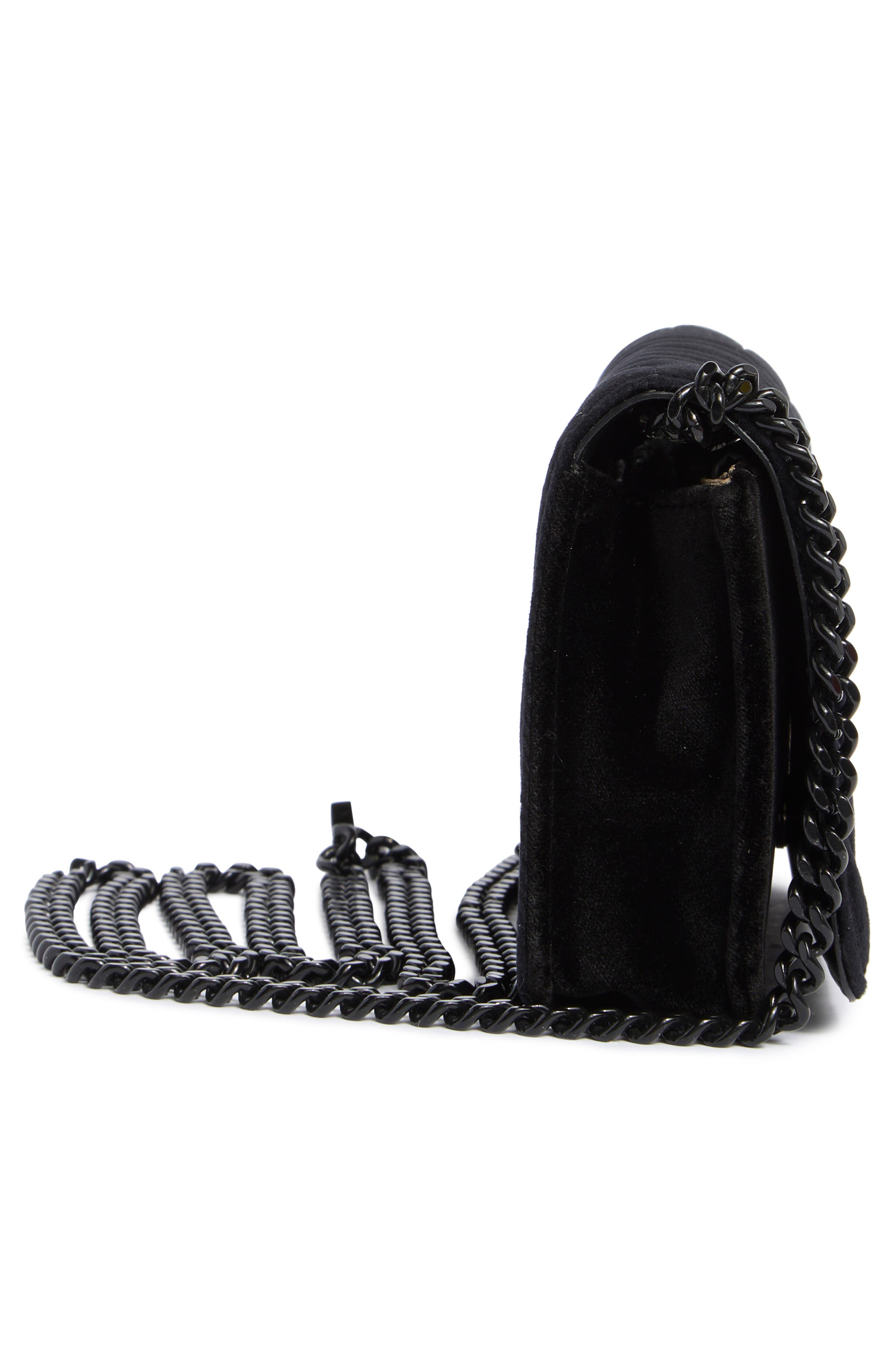 Stella McCartney Small Quilted Corduroy Crossbody Bag, Alternate, color, 