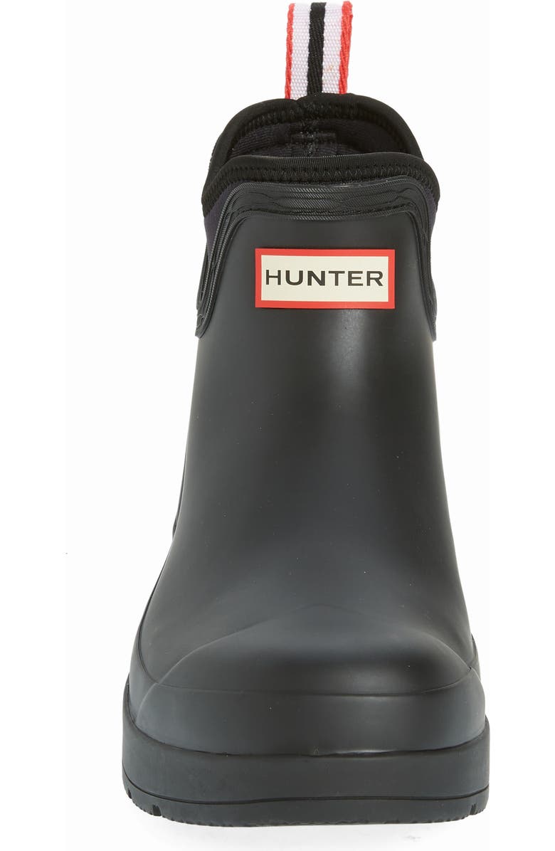 Hunter Neoprene Cuff Waterproof Chelsea Rain Boot, Alternate, color,