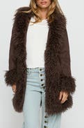 Princess Polly Josefina Faux Shearling Coat