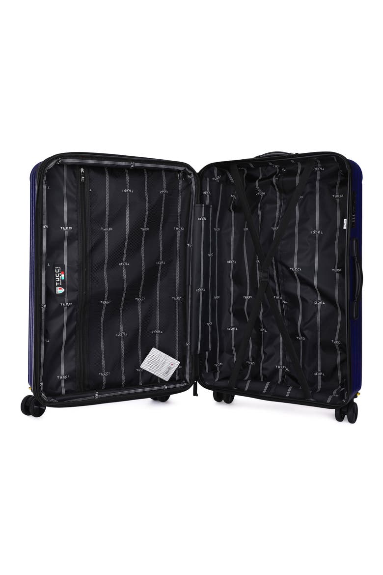 Linea 3-Piece Hardside Luggage Set, Alternate, color, NAVY BLUE