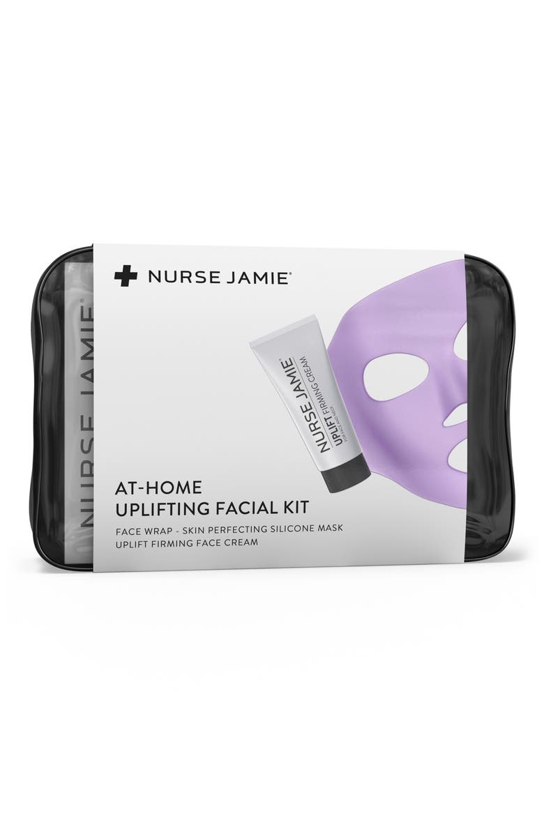 At-Home Uplifting Facial Set USD $99 Value, Main, color, PURPLE/ WHITE/ BLACK