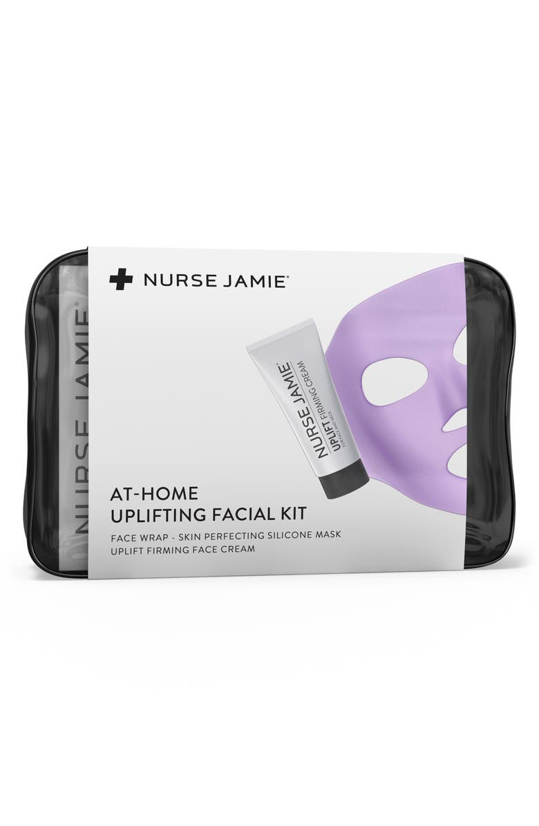 Nurse Jamie At-Home Uplifting Facial Set USD $99 Value, Main, color, Purple/ White/ Black